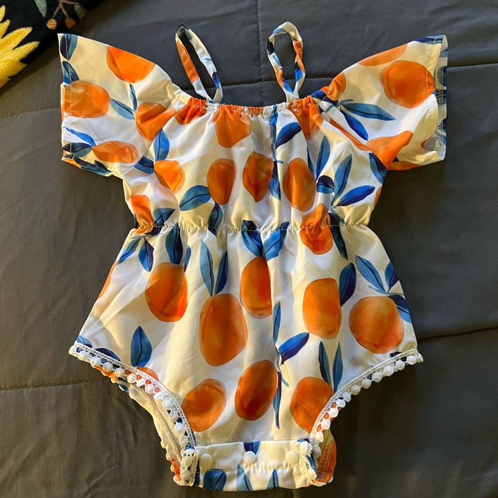 Peach onesie